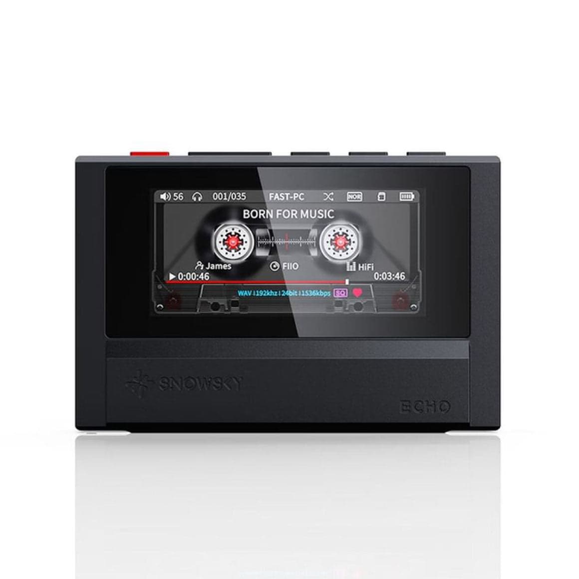 black snowsky echo portable music player